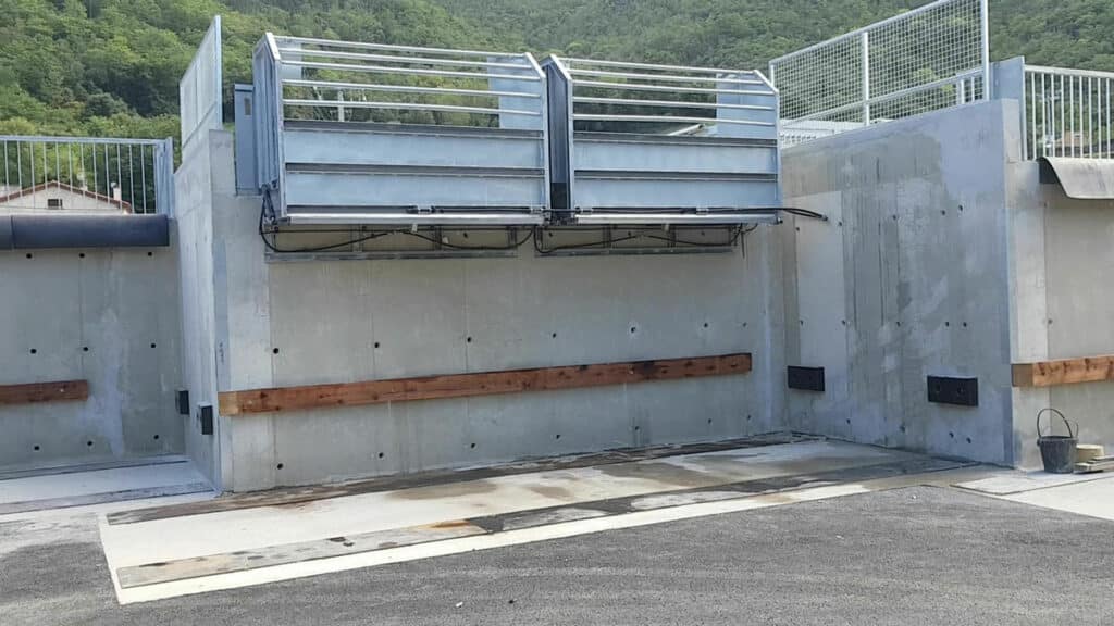 Système pour bennes à gravats TECH DUMP à la déchetterie d'Arles sur Tech (66)