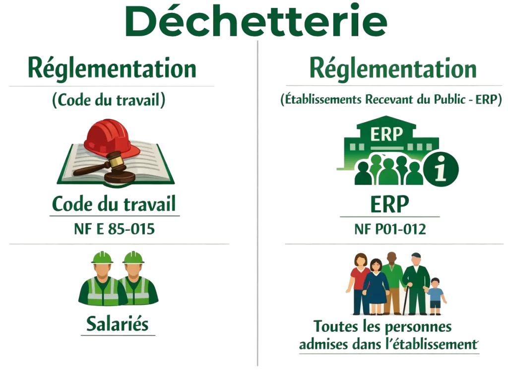Règlementation normes déchèteries